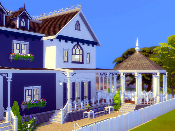 Sims 4 BlueBell house by sharon337 at TSR