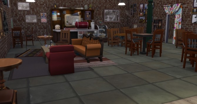 Sims 4 Central Perk FRIENDS NO CC by Astonneil at Mod The Sims