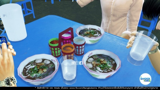 Sims 4 Authentic boat Noodle in Rangsit at BangkokSims