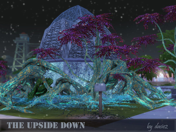 Sims 4 THE UPSIDE DOWN lot by dasie2 at TSR