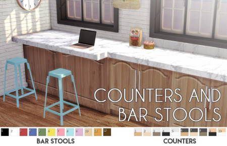 Counters and Bar Stools at Descargas Sims