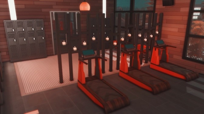 Sims 4 Newcrest street Townhouses + Gym at Wiz Creations