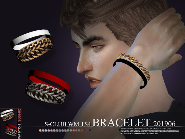 Sims 4 Bracelet 201906 by S Club WM at TSR