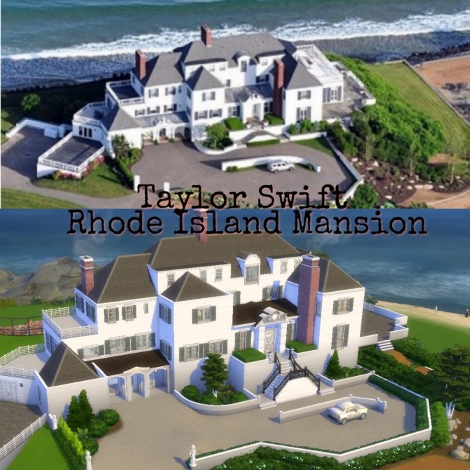 Sims 4 Rhode Island Mansion (Taylor Swift) by wouterfan at Mod The Sims