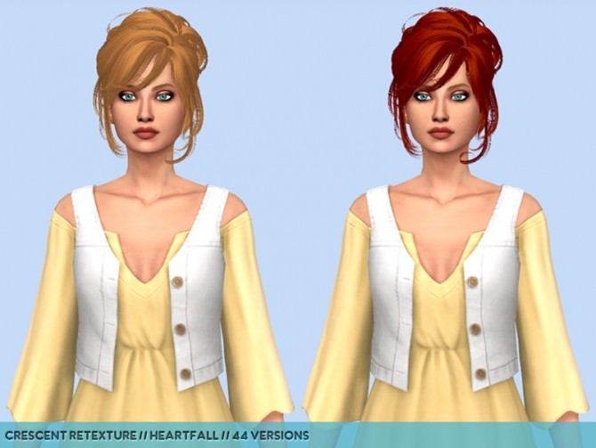 Sims 4 4 hair retextures at Heartfall