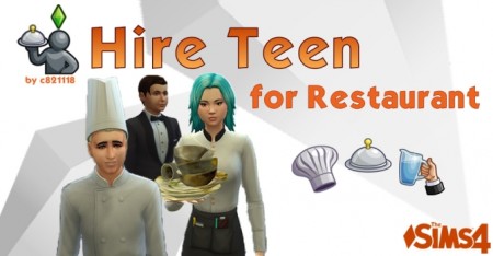 Hire Teen for Restaurant by c821118 at Mod The Sims