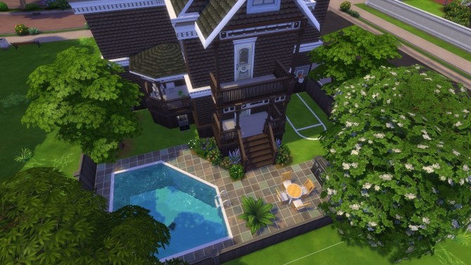 Sims 4 Hamlet gorgerous Willow Creek renovation by iSandor at Mod The Sims
