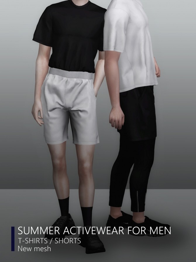 Sims 4 Summer Activewear For Men at Rona Sims