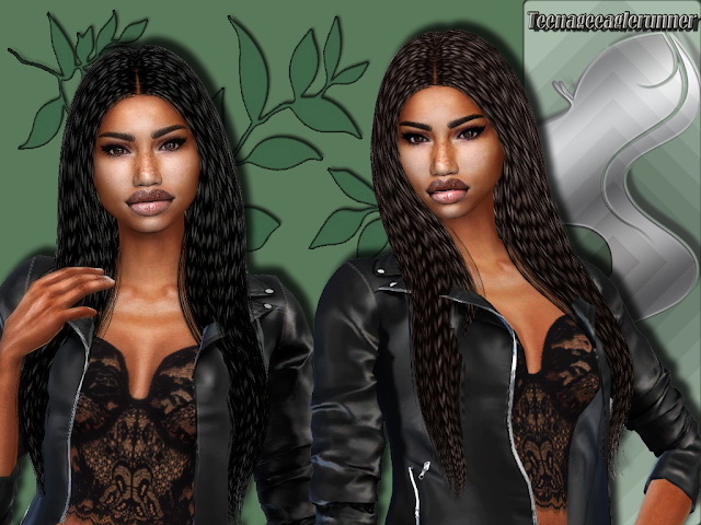 Sims 4 Naomi Hair Recolor at Teenageeaglerunner