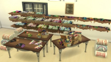 Fat Quarters and Baskets by Cocomama at Mod The Sims