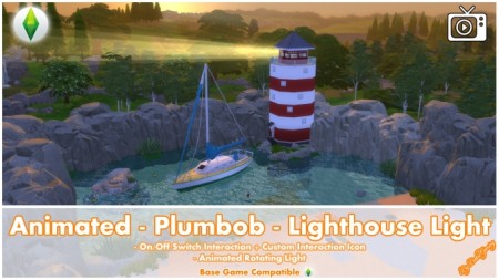 Animated Plumbob Lighthouse Light by Bakie at Mod The Sims
