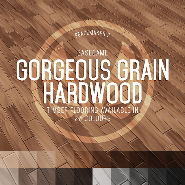 Sims 4 Regular & Small Gorgeous Grain Hardwood Flooring at Simsational Designs
