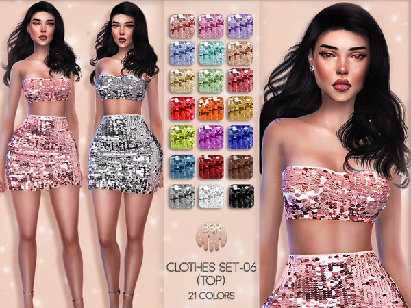 Sims 4 Clothes SET 06 TOP BD40 by busra tr at TSR