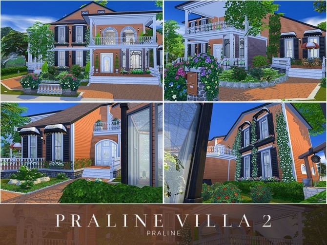 Sims 4 Villa 2 by Pralinesims at TSR