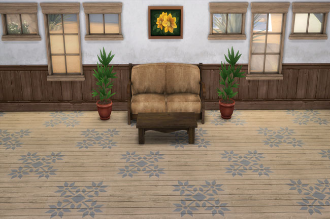 Sims 4 Basic for parquet decorated 1 by sylvia60 at Blacky’s Sims Zoo