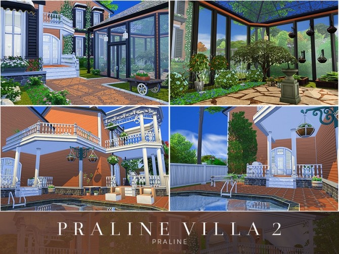 Sims 4 Villa 2 by Pralinesims at TSR