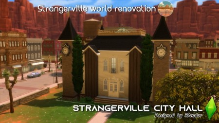 Strangerville renew #6 City hall by iSandor at Mod The Sims