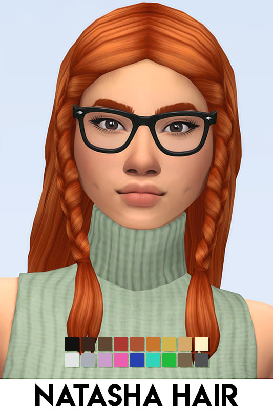 Sims 4 NATASHA HAIR at Vikai