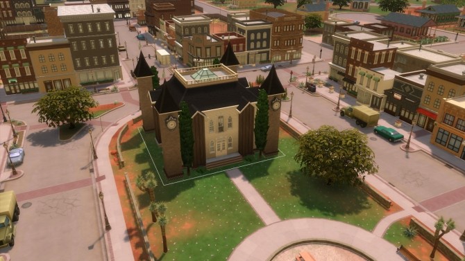 Sims 4 Strangerville renew #6 City hall by iSandor at Mod The Sims