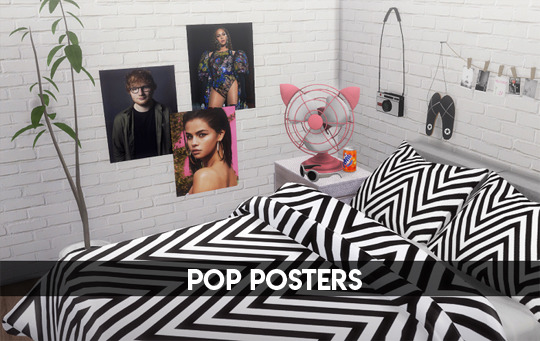 Sims 4 Pop Posters at Descargas Sims