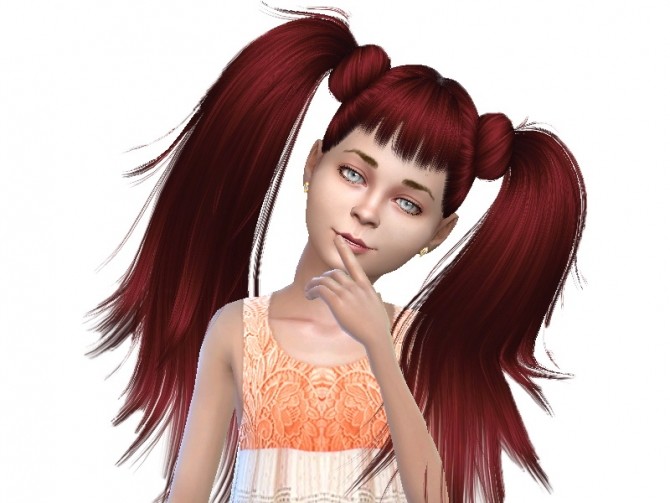 Sims 4 Anto Asia hair convert for child at Trudie55