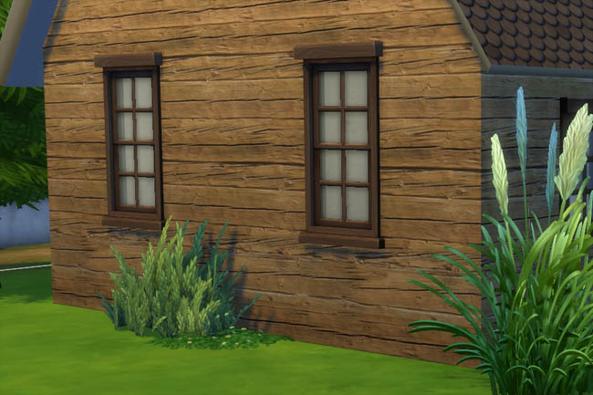 Sims 4 Wood Shabby 2 wall by mammut at Blacky’s Sims Zoo