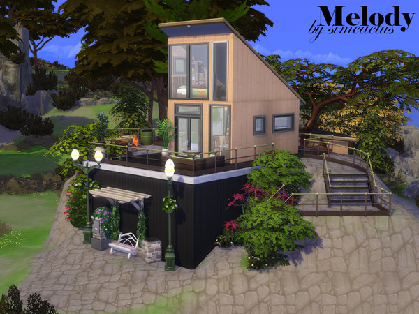 Sims 4 Melody house by simcactus at TSR