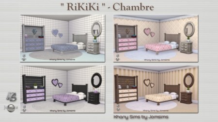 RiKiKi bedroom by Jomsims at Khany Sims