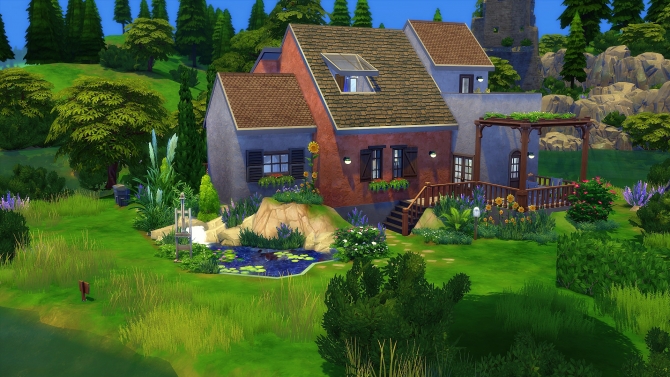 Basegame House By Angerouge At Studio Sims Creation Sims 4 Updates