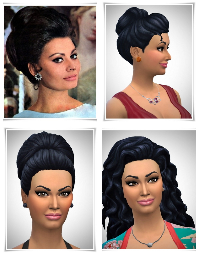 Sims 4 Sofia Loren as Megastar at Birksche’s SimModels