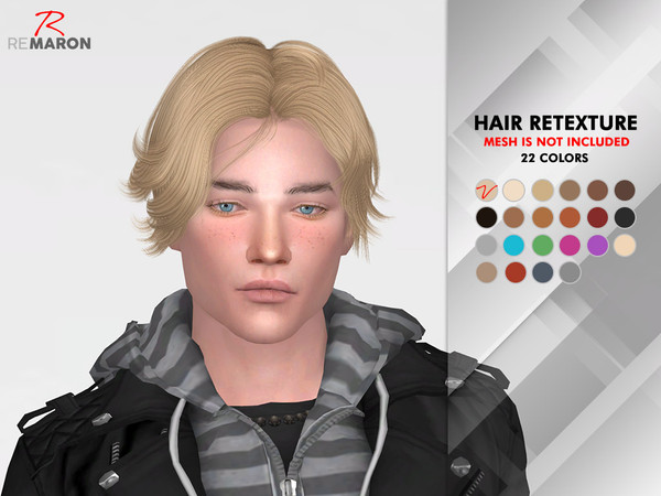 Sims 4 OE 0111 Hair Retexture by remaron at TSR