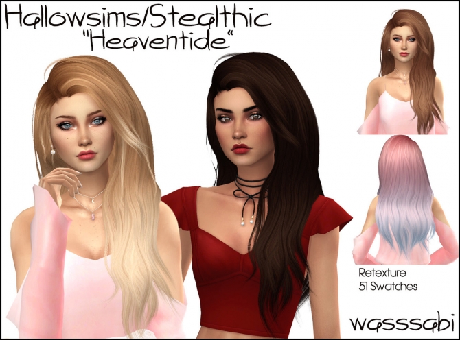 Ts4 Hallowsims Newsea Titanium Solidshair Retexture Request By Mr Vrogue