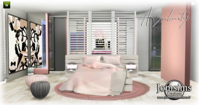 Sims 4 Arzulmaty bedroom at Jomsims Creations
