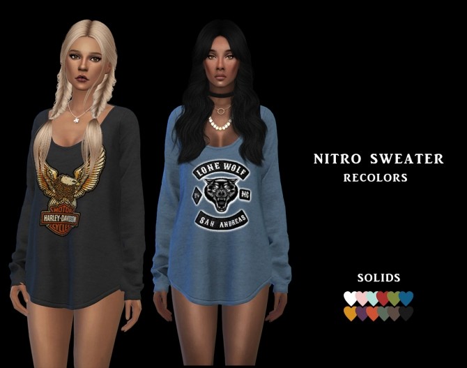 Sims 4 Nitro Sweater at Leo Sims