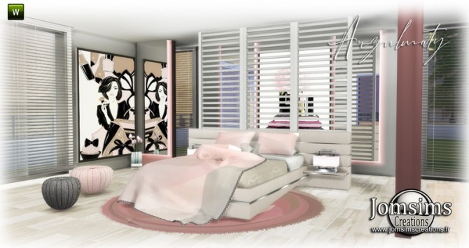 Sims 4 Arzulmaty bedroom at Jomsims Creations