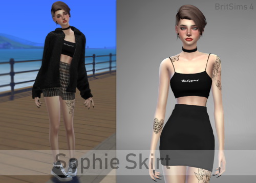 Sims 4 Sophie Skirt at BritSims 4
