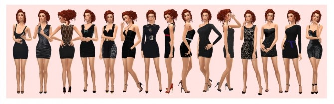 Sims 4 LITTLE BLACK DRESS at Sims4Sue