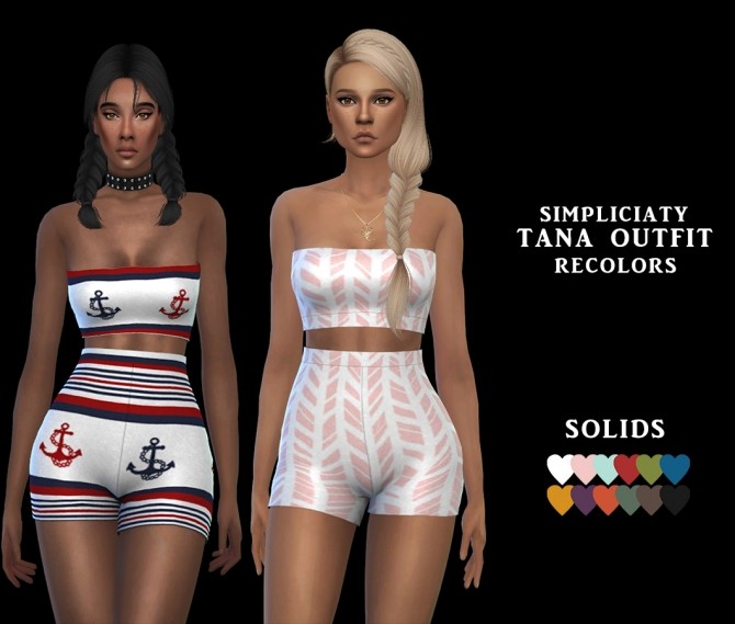 Sims 4 Tana Outfit Rc at Leo Sims