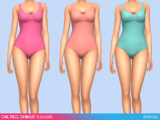 Sims 4 Dresses, jumpsuit and swimsuit recolors at Heartfall