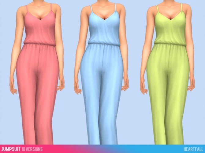 Sims 4 Dresses, jumpsuit and swimsuit recolors at Heartfall