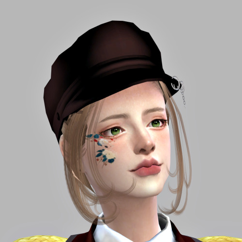 Sims 4 Leather hat + ring at Lemon Sims 4