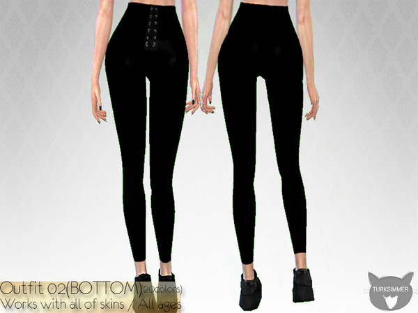 Sims 4 Outfit 02 (BOTTOM) by turksimmer at TSR