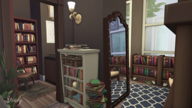 Sims 4 Shopping Center Collab The Book Store at GravySims