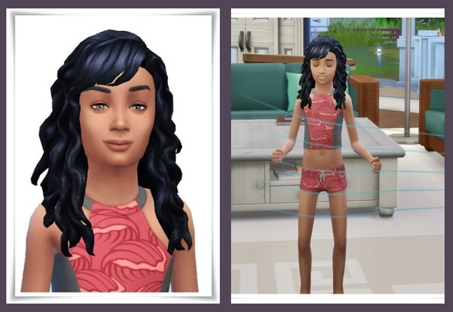 Sims 4 Little Arielle Curls at Birksches Sims Blog