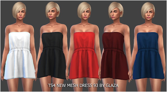 Sims 4 Dress 93 (P) at All by Glaza