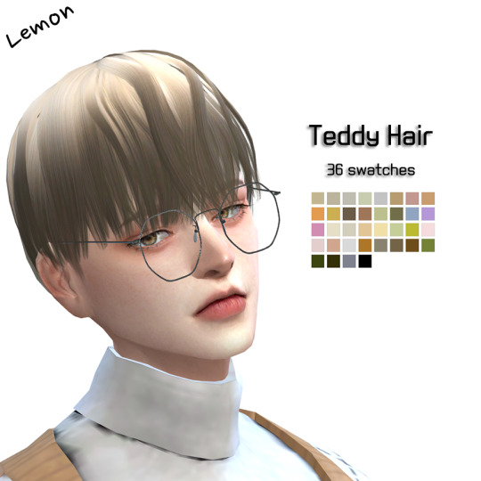 Sims 4 Teddy Hair at Lemon Sims 4