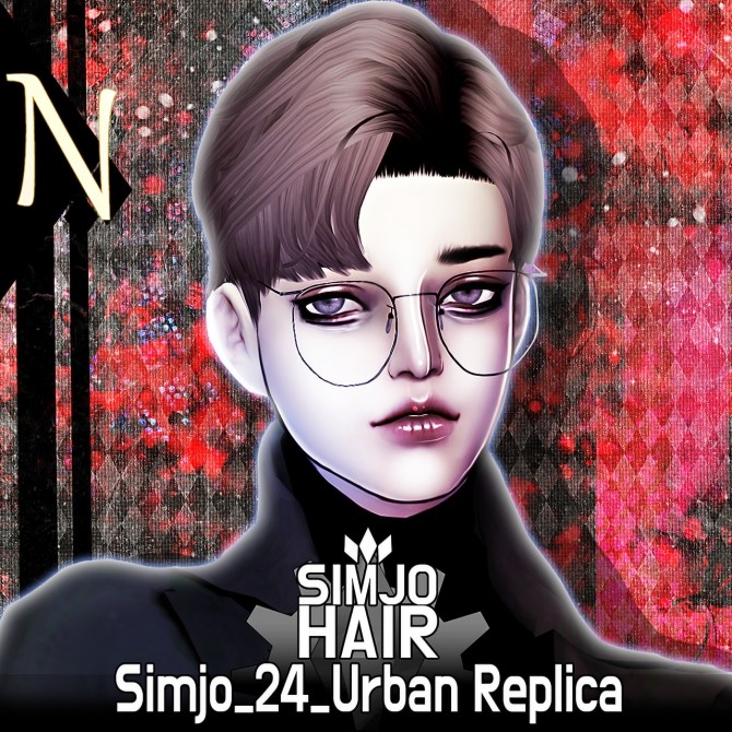 Sims 4 Simjo 24 Urban Replica hair at Kim Simjo