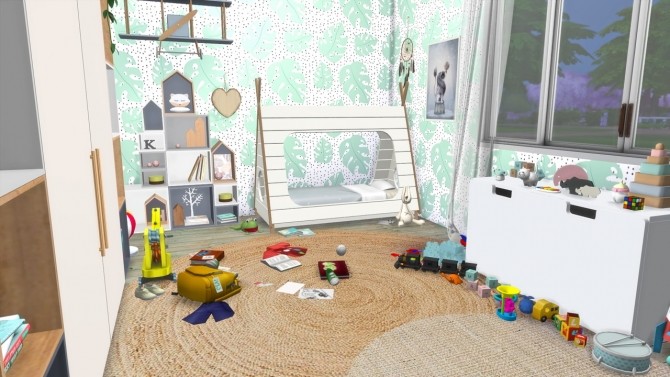 Sims 4 TODDLER ROOM at MODELSIMS4