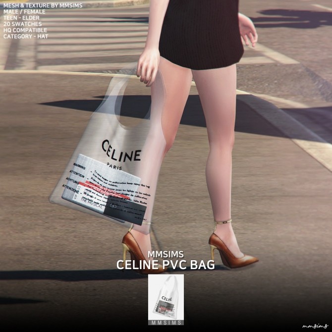 Sims 4 PVC Bag Set at MMSIMS