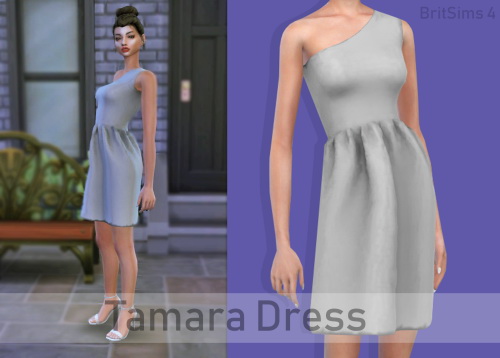 Sims 4 Tamara Dress at BritSims 4